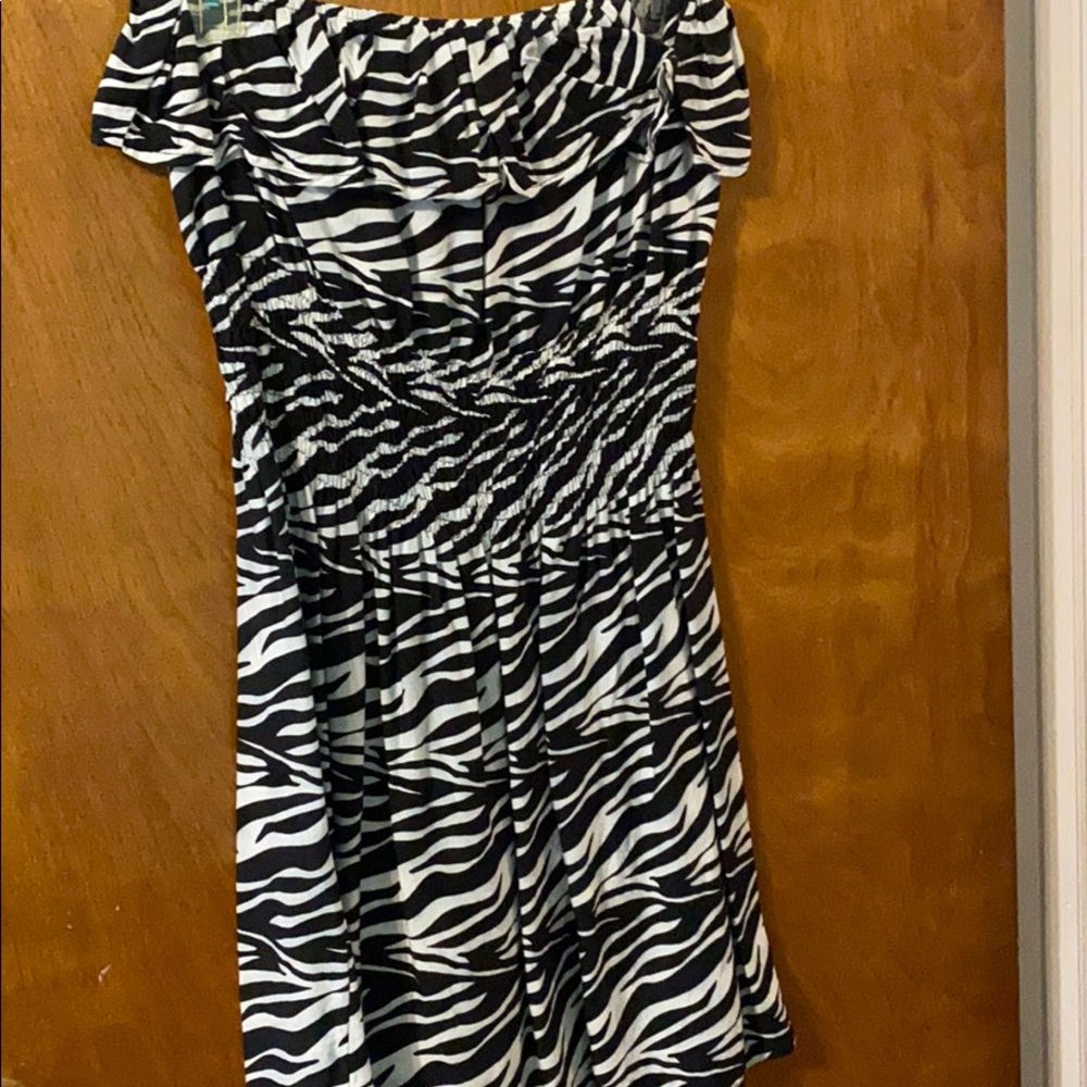 Black and white dress